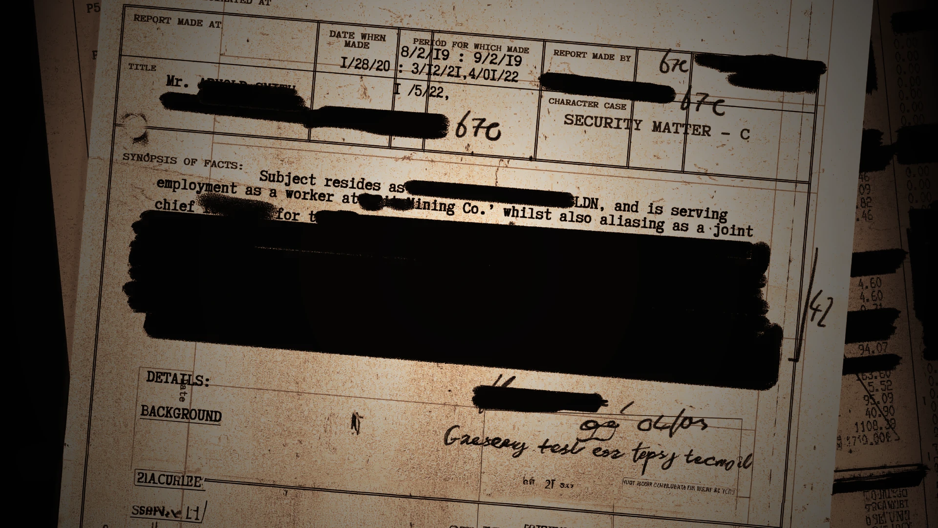 Redacted document